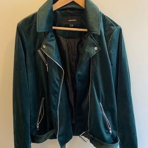 Vero Moda suede emerald jacket